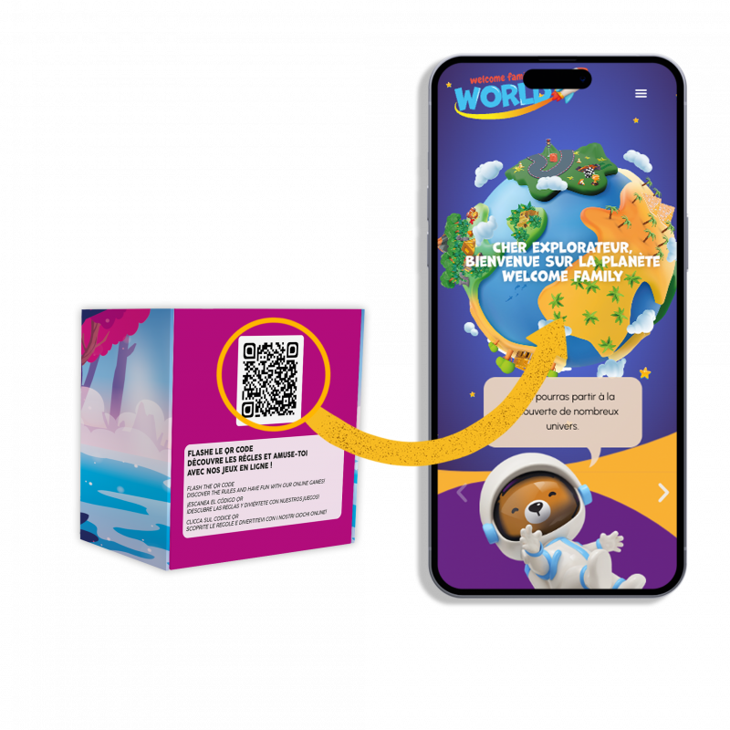 gioco del menu per bambini gioco di memoria qrcode