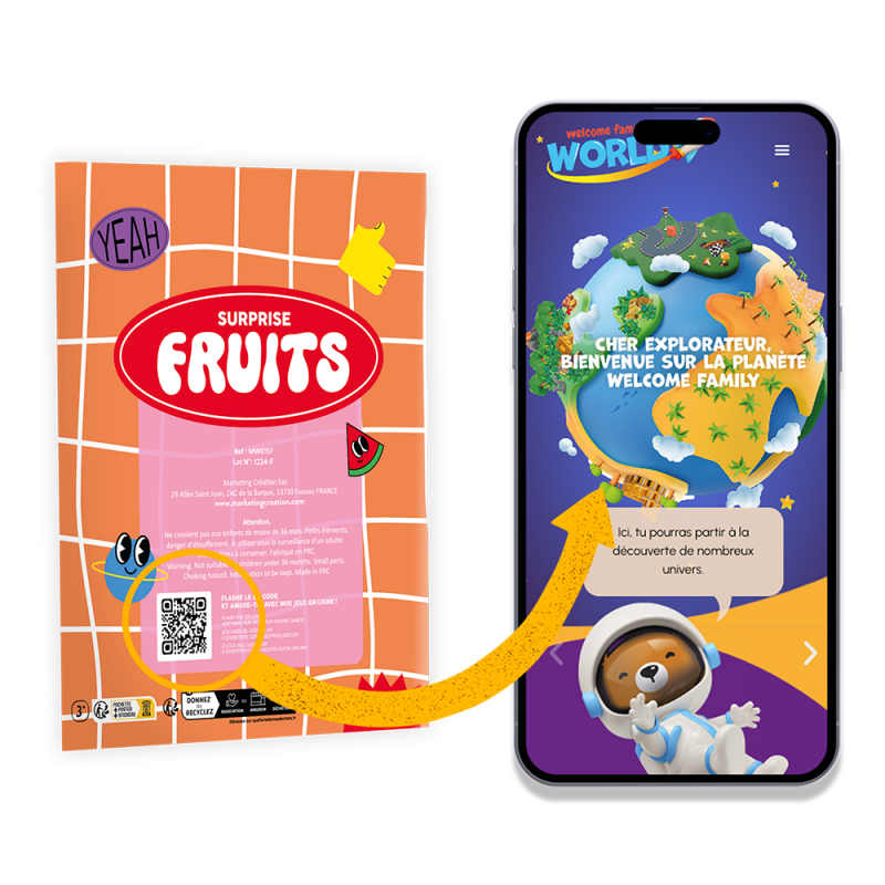 Confezione a sorpresa - Menu regalo per bambini - Gioco a sorpresa per bambini