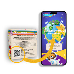 Domino pour enfants règles avec qrcode