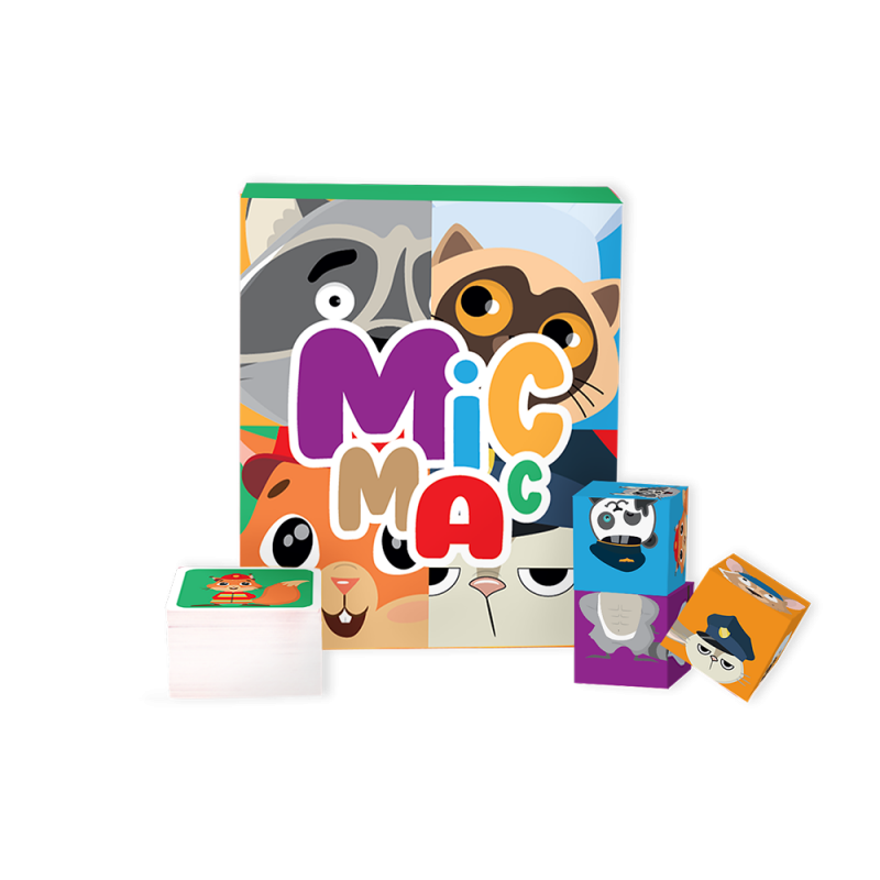 Mic Mac jeu écoresponsable CHR - jeu surprise menu enfant avec des dés