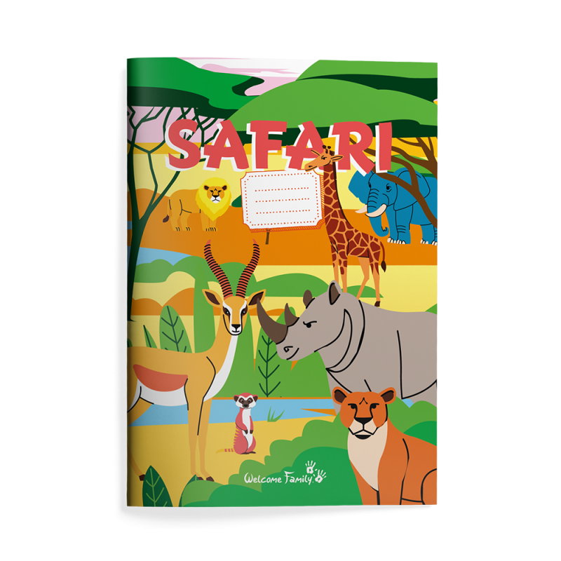 Conjunto de cadernos para colorir e lápis de cor, presente de boas-vindas para crianças e menu infantil