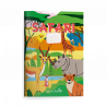 Conjunto de cadernos para colorir e lápis de cor, presente de boas-vindas para crianças e menu infantil