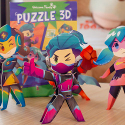 Puzzle menu 3D para crianças - Brinquedo restaurante para crianças - Jogo com tema espacial