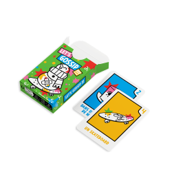 Children's menu card game - Let's Gossip game CHR