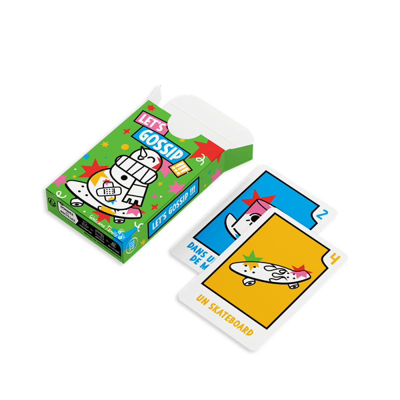 Juego de cartas del menú infantil - Cotilleemos CHR