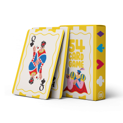 Pacote de 54 cartas - Jogo de cartas com menu para crianças