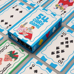 Pacote de 54 cartas - Jogo de cartas com menu para crianças