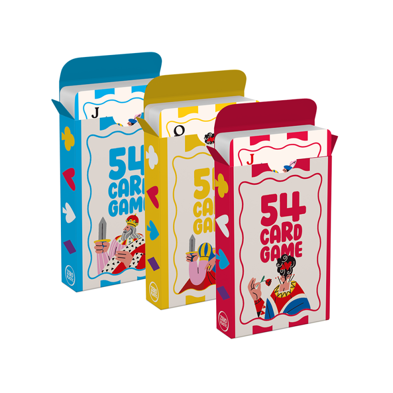 Pack of 54 cards - Children's menu card game