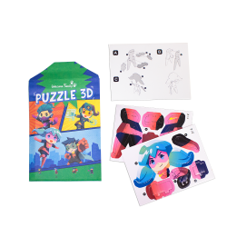 puzzle 3D jeu menu enfant