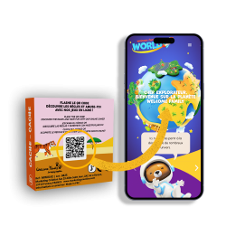 qrcode jeu cache cache surprise menu enfant