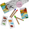 Tube de coloriage menu enfant