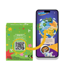 Gioco di carte con menu per bambini - Gioco del pettegolezzo CHR
