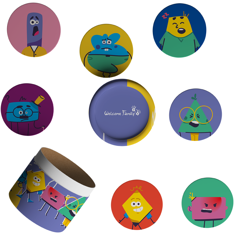 Memo Morpion - Surprise gift for children's menu and welcome kit