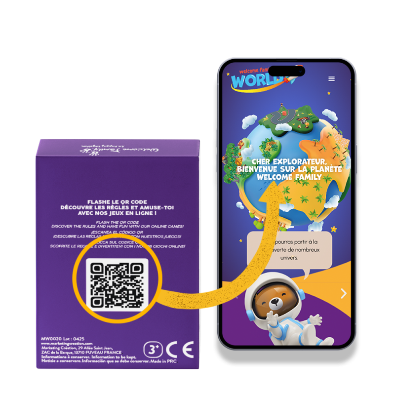 Mistrigri, children's surprise toy without plastic - Card game