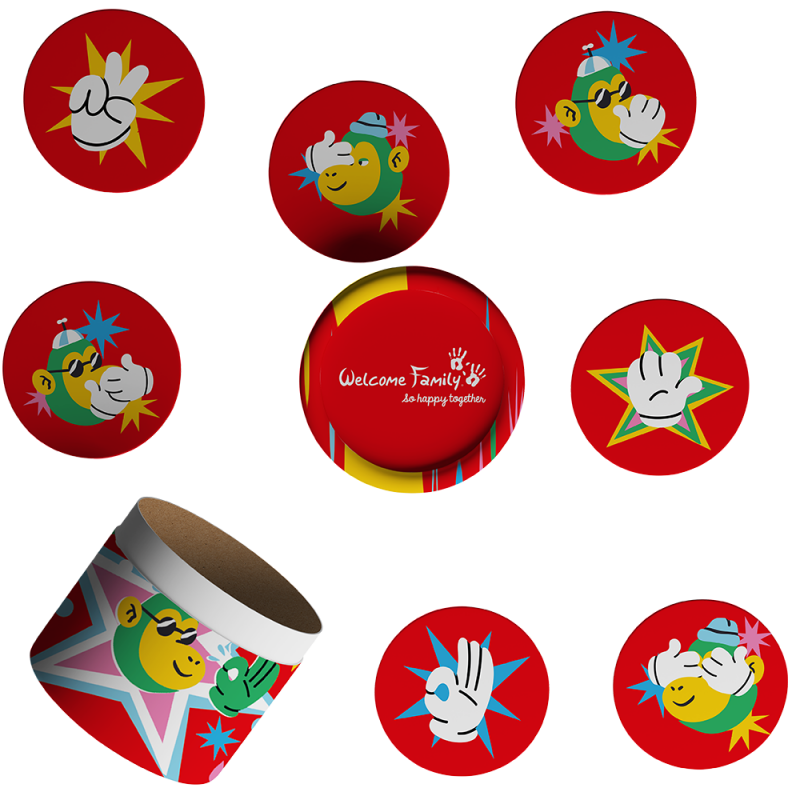 Le Monkinerie, the children's menu game - Tube format game for kids
