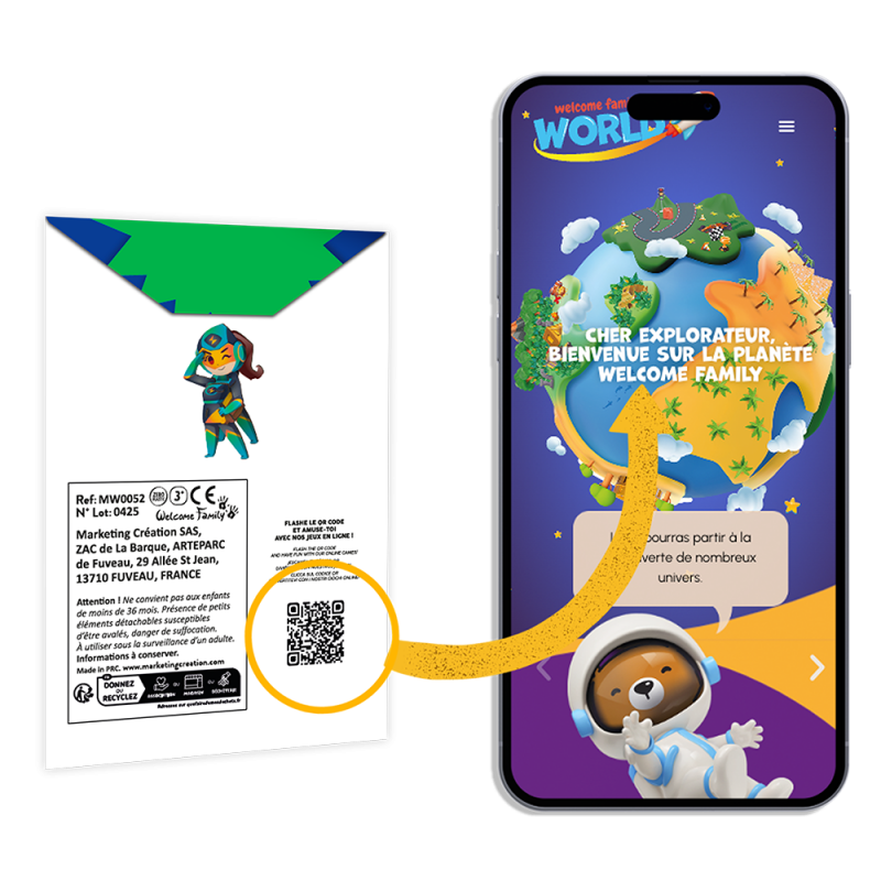 Children's 3D menu puzzle - Children's restaurant toy - Space theme game