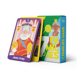 Juego de cartas 7 familias - Juguete sorpresa para el menú infantil HoReCa