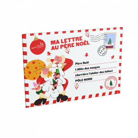 cadeau lettre de noel enfant restaurant
