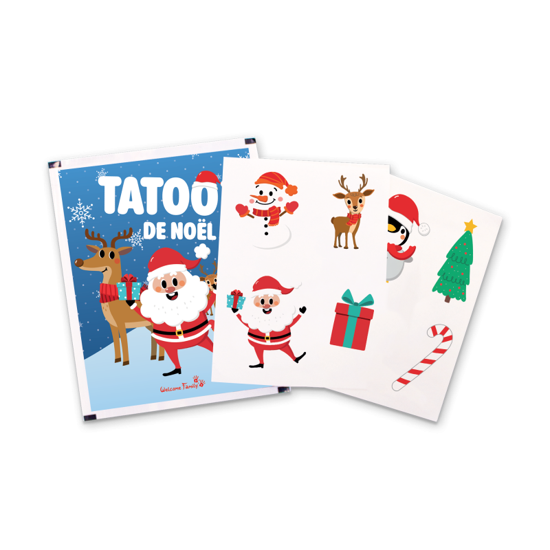 Tatuagem personalizável para crianças - Presente para crianças CHR