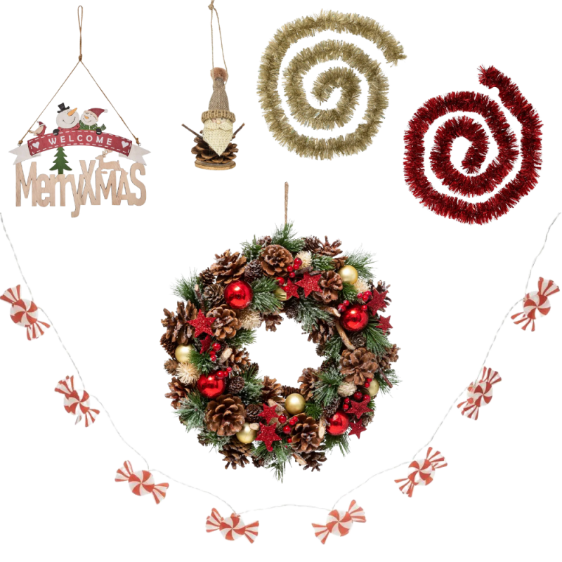 Kit de decoração de Natal para profissionais de hotelaria e restauração