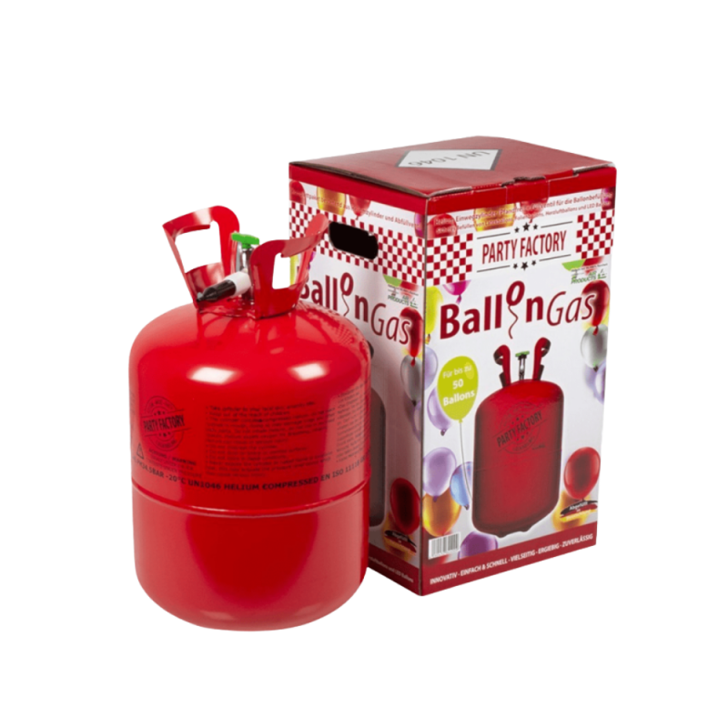 bouteille d'hélium rouge ballon