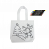 Bolsa de Navidad para colorear