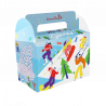 Scatola per menu bambini per ristoranti e snack bar - Lunchbox modello Inverno