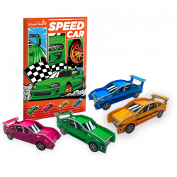Puzzle 3D com tema infantil - Brinquedo infantil de restaurante - Jogo com tema do Espaço