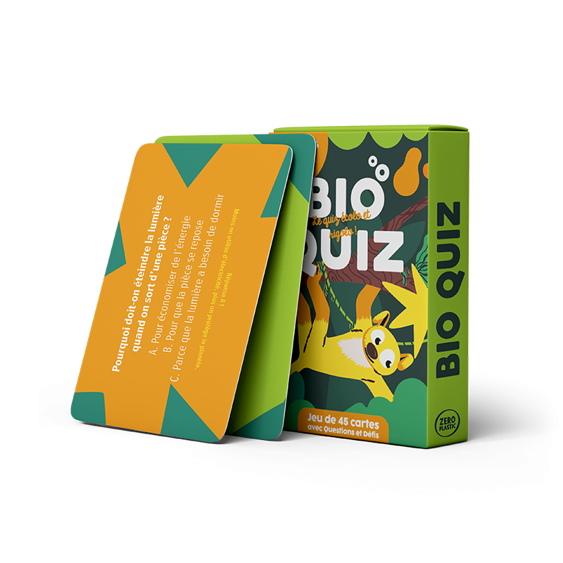 Bio Quiz juego para menús infantiles o como regalo sorpresa - Jeu CHR
