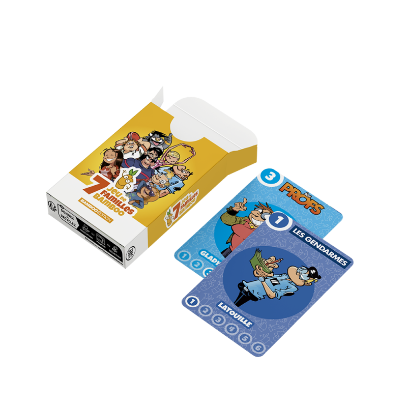 jeu de cartes 7 familles licence