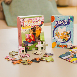 Kindermenü mit 54-teiligem Puzzle Les Sisters