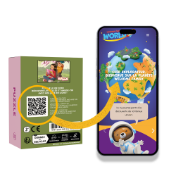 Menu para crianças com puzzle de 54 peças - Puzzle Kit d'Accueil Enfant