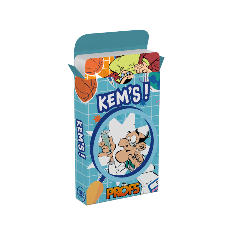 Kem's Jogo de cartas Les Profs - Presente surpresa com licença
