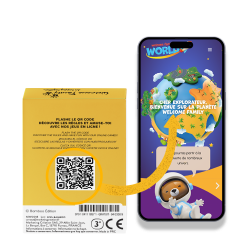 7 families card game - Surprise toy for children's menu CHR