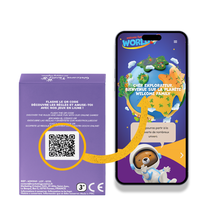 Jogo de cartas para menus infantis Better Together - Guloseimas para restaurantes infantis