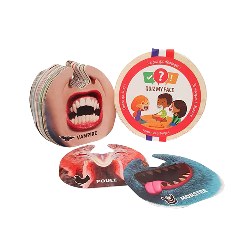 Juego CHR - Juego de bolsillo Quiz My Face adivinanzas con máscaras