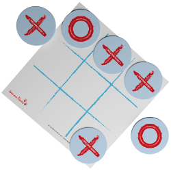 Memo Morpion - Cadeau surprise pour menu enfant et kit de bienvenue