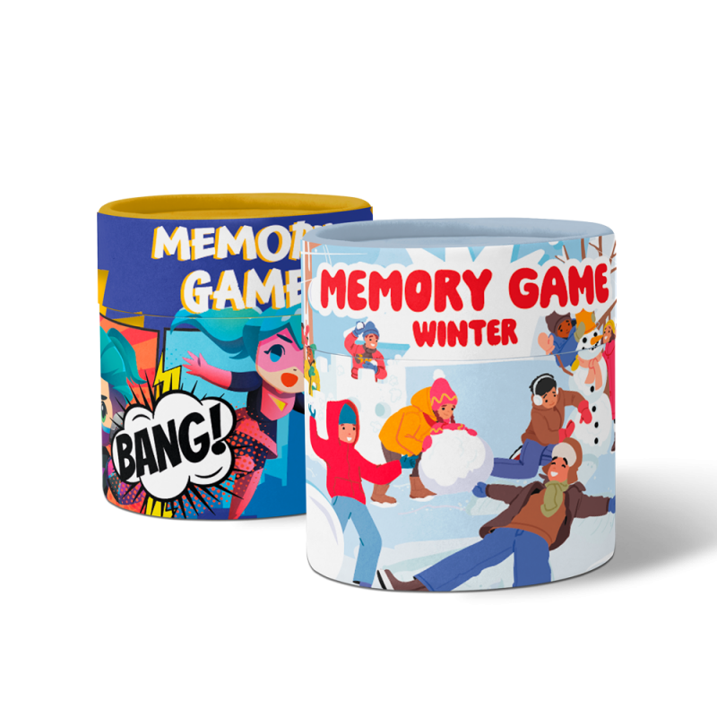 Memo Morpion - Regalo a sorpresa per il menu dei bambini e il kit di benvenuto