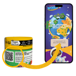 Memo Morpion - Cadeau surprise pour menu enfant et kit de bienvenue