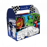 Caixa de menu infantil Racing Challenge para restaurantes, snack-bares, estabelecimentos de fast food