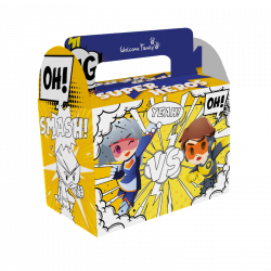 Lancheira infantil «Super-heróis» - Lancheira infantil de restaurante