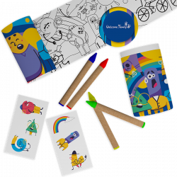 Tubos para colorear - Regalos sorpresa para el menú infantil - HoReCa