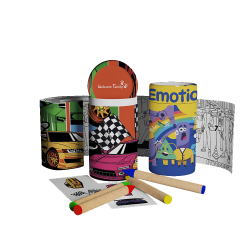 Tubos para colorear - Regalos sorpresa para el menú infantil - HoReCa