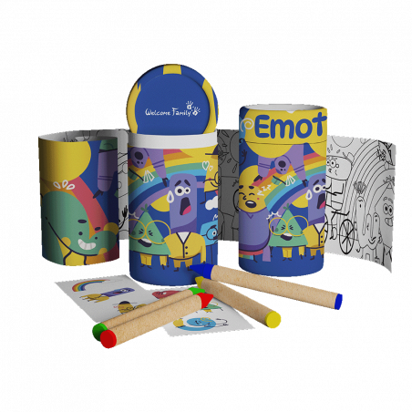 Tubi da colorare - Regali a sorpresa per i menu dei bambini - CHR