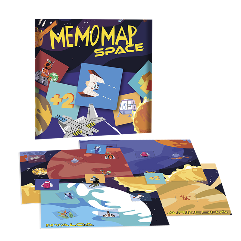 Memomap - Brinquedo de plástico zero para menu infantil - Prenda de boas-vindas