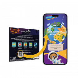 Memomap - Menu giocattolo per bambini in plastica zero - Regalo di benvenuto