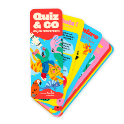 Children's menu surprise game - Quiz & Co fan game