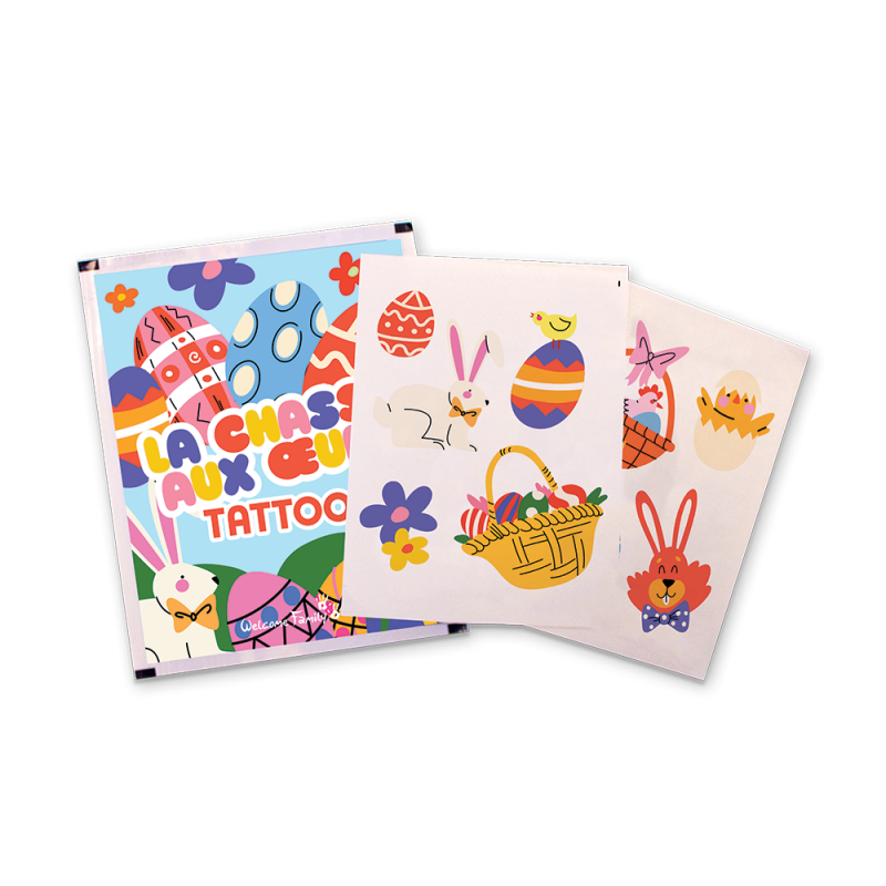 Tatuagem personalizável para crianças - Presente para crianças CHR