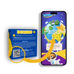 Gioco per bambini Domino - Gioco a sorpresa CHR - Regalo di benvenuto per bambini