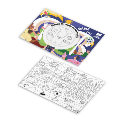 Tovagliette da colorare 100% personalizzabili - Giochi per il menu dei bambini